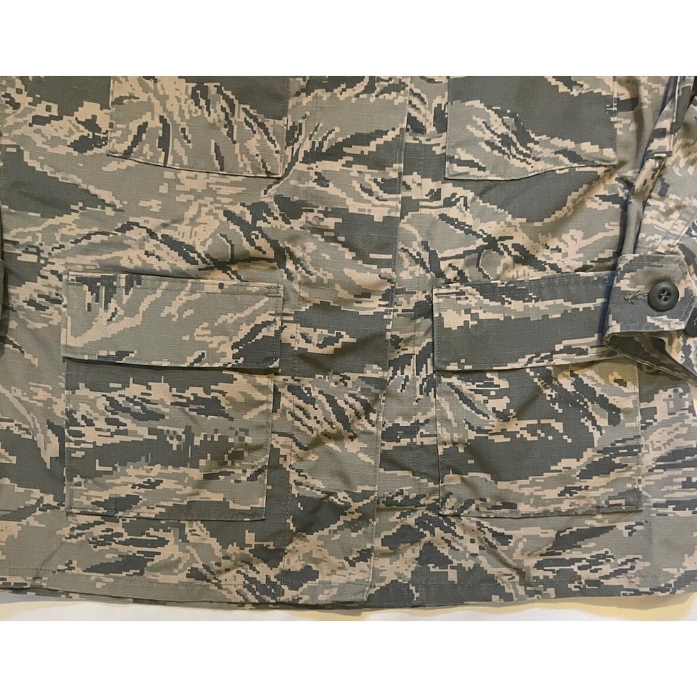 Womens Military Air Force Camouflage Utility Coat Jacket Size 6R - Picture 4 of 9
